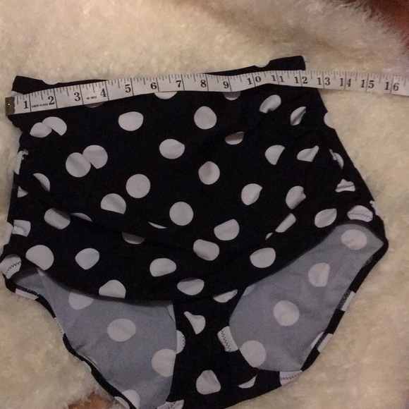 50s retro polka dot high waist Bikini swimsuit L - Picture 7 of 9